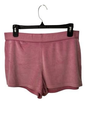 Juicy Couture Pink Velour Sleep Shorts Bling Y2K Large